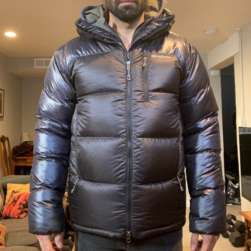 Patagonia Fitz Roy Down Parka Black Small NWOT
